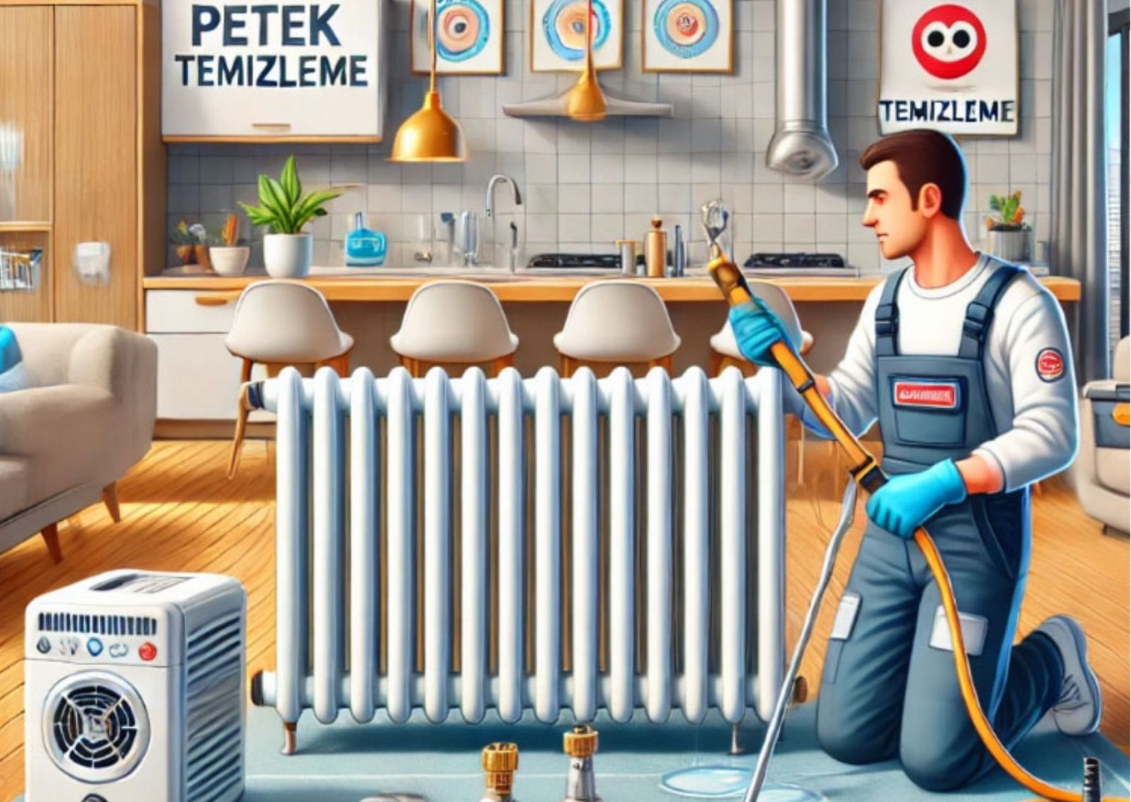 saimekadın kombi bakımı petek temizleme